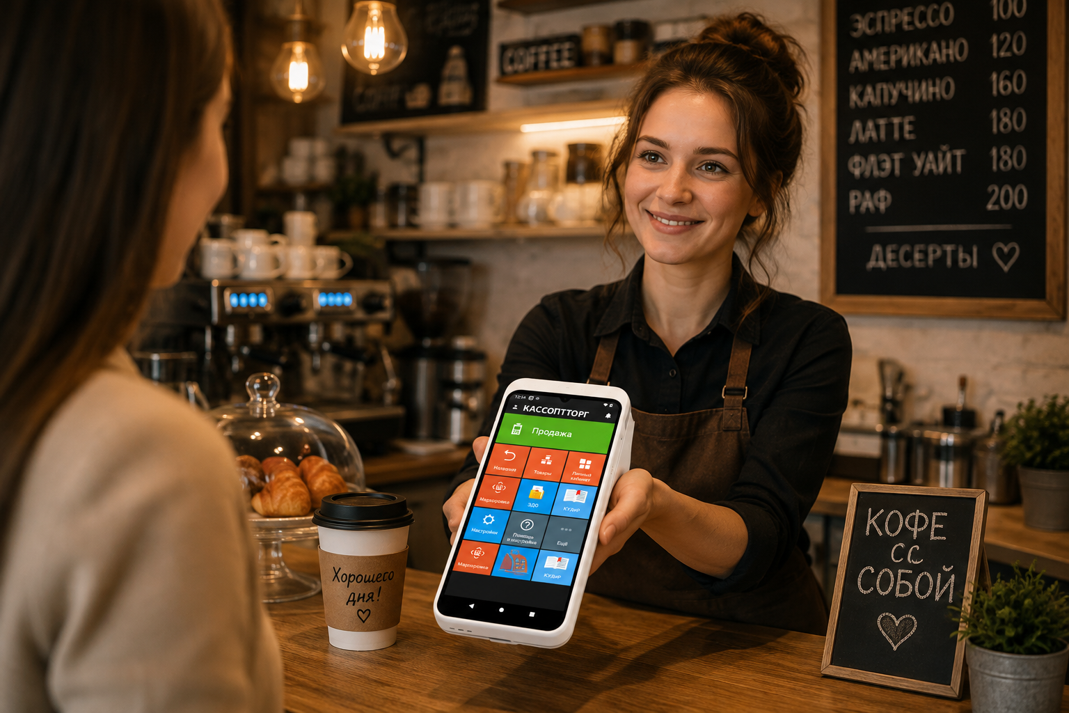 Касса для кофейни Касса для кофейни