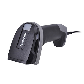 Проводной сканер штрих-кода MERTECH 2420 P2D USB, USB эмуляция RS232 black картинка от магазина Кассоптторг