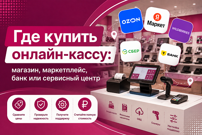 Где лучше покупать онлайн кассы - кассовые аппараты