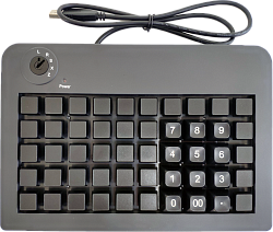 Программируемая POS клавиатура АТОЛ KB-50-U (черная)