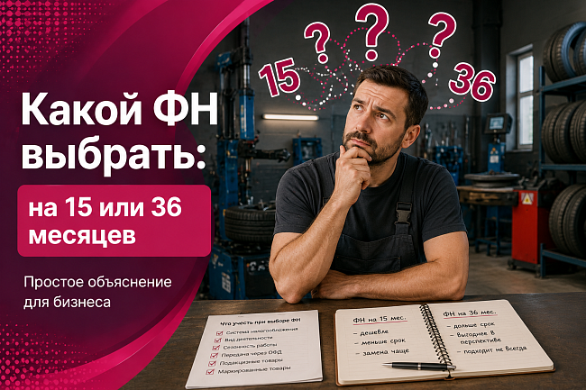 Какой фискальный накопитель ставить