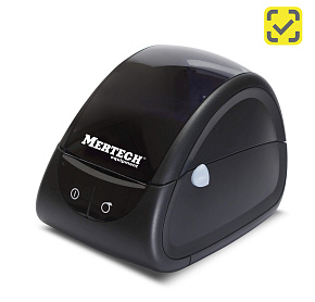 Термопринтер самоклеящихся этикеток MERTECH LP80 EVA RS232-USB Black картинка от магазина Кассоптторг